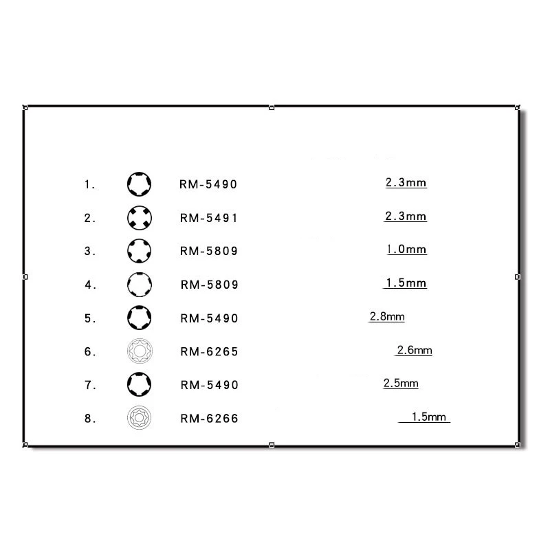 Screwdriver For RICH- RM6266 5 - Tool Kit Strap Change avaliação e preço