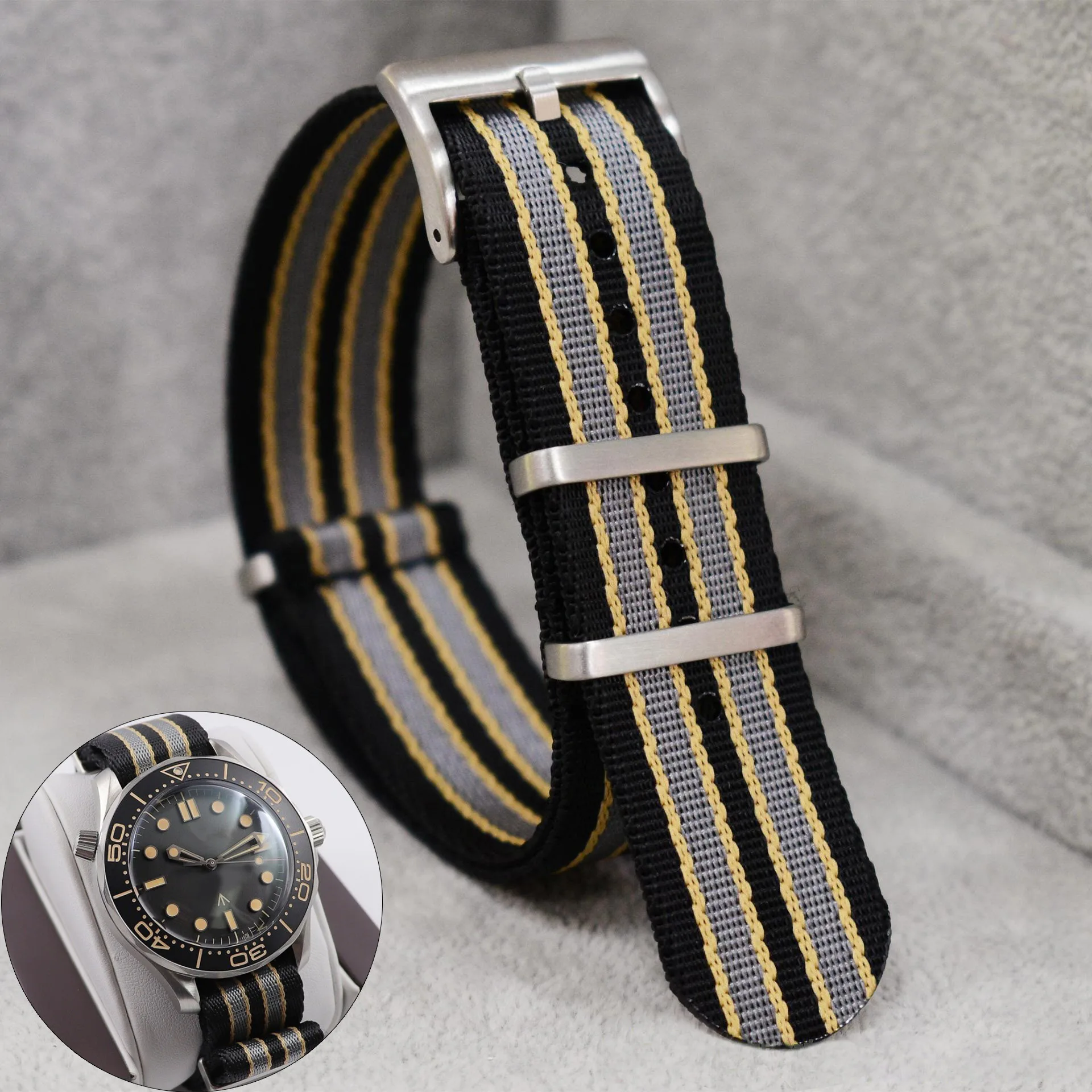 20mm Nylon Watch Strap for Ome - Nylon Nato Strap avaliação e preço