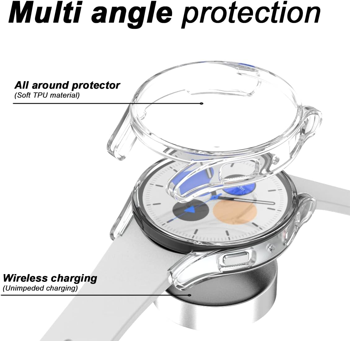 TPU Protective Case for Samsun - Accessories For Galaxy Watch 5 avaliação e preço