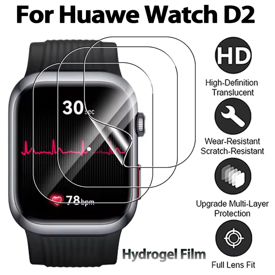 3pcs TPU Hydrogel Films for Hu - Huawei Smartwatch Accessories avaliação e preço