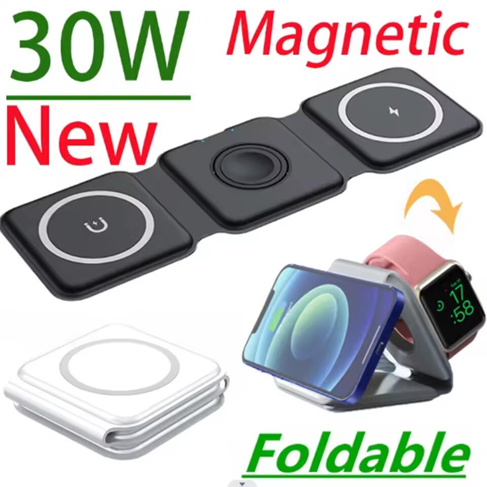 3 in 1 Portable Magnetic Wirel - Smartwatch Ac avaliação e preço