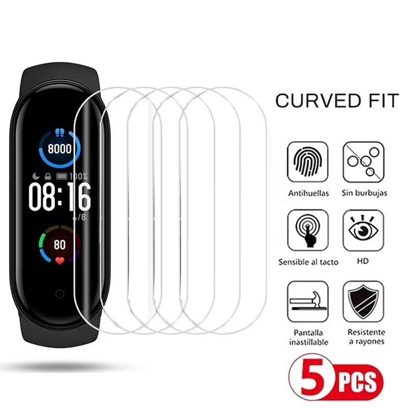 5Pcs Hydrogel Film for Xiaomi  - Apple Smartwatch Accessories avaliação e preço