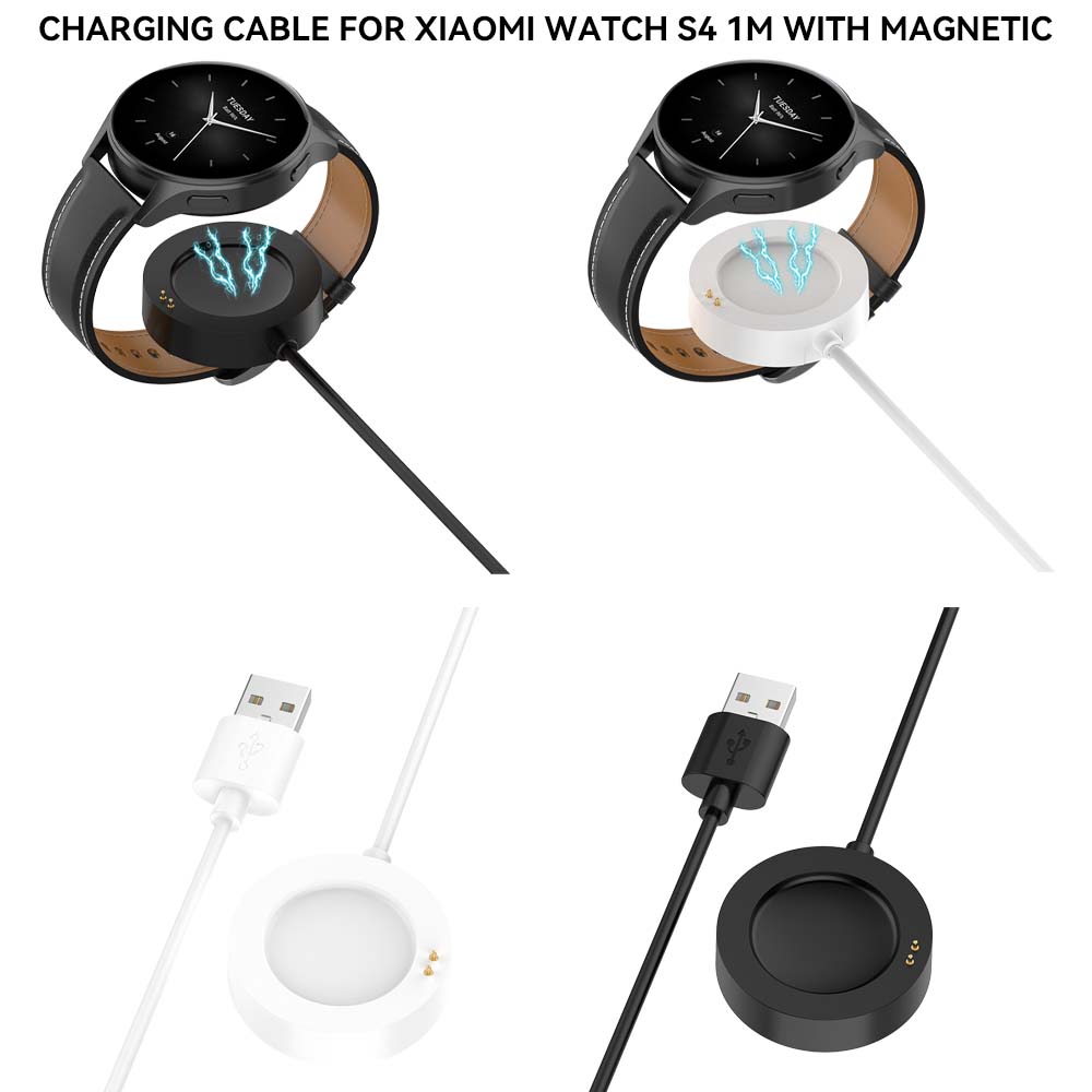 White Charger Cable For Xiaomi - Xiaomi Smartwatch S4 Accessories avaliação e preço